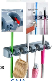 kit modular de limpieza  (ordenador de escobas +  trapeador )