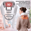 MASAJEADOR CERVICAL Y HOMBROS CON TERAPIA DE CALOR 🔥 INALAMBRICO